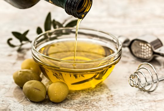 The extra virgin olive oil and beauty