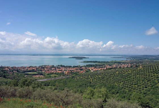 Trasimeno, dove i colli si tuffano nel lago