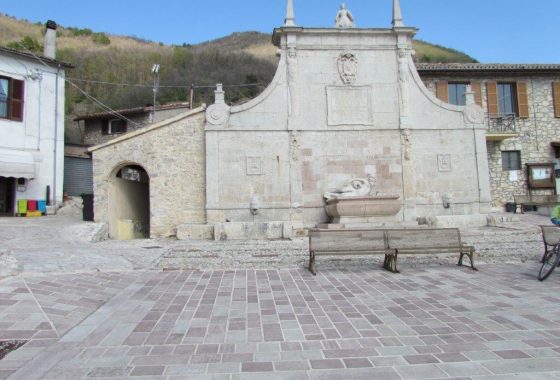 La splendida fontana di Polino