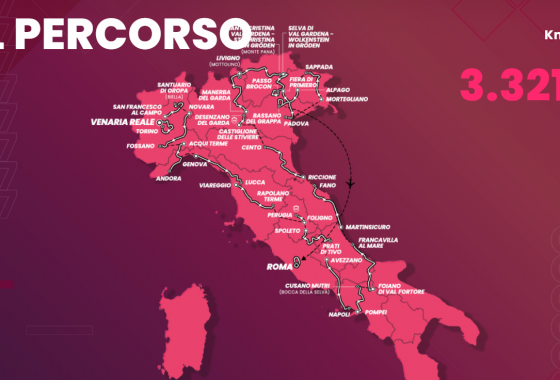 Giro d'Italia 2024 - Tappe umbre