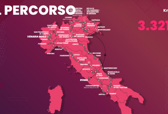 Giro d’Italia 2024 – Tappe umbre